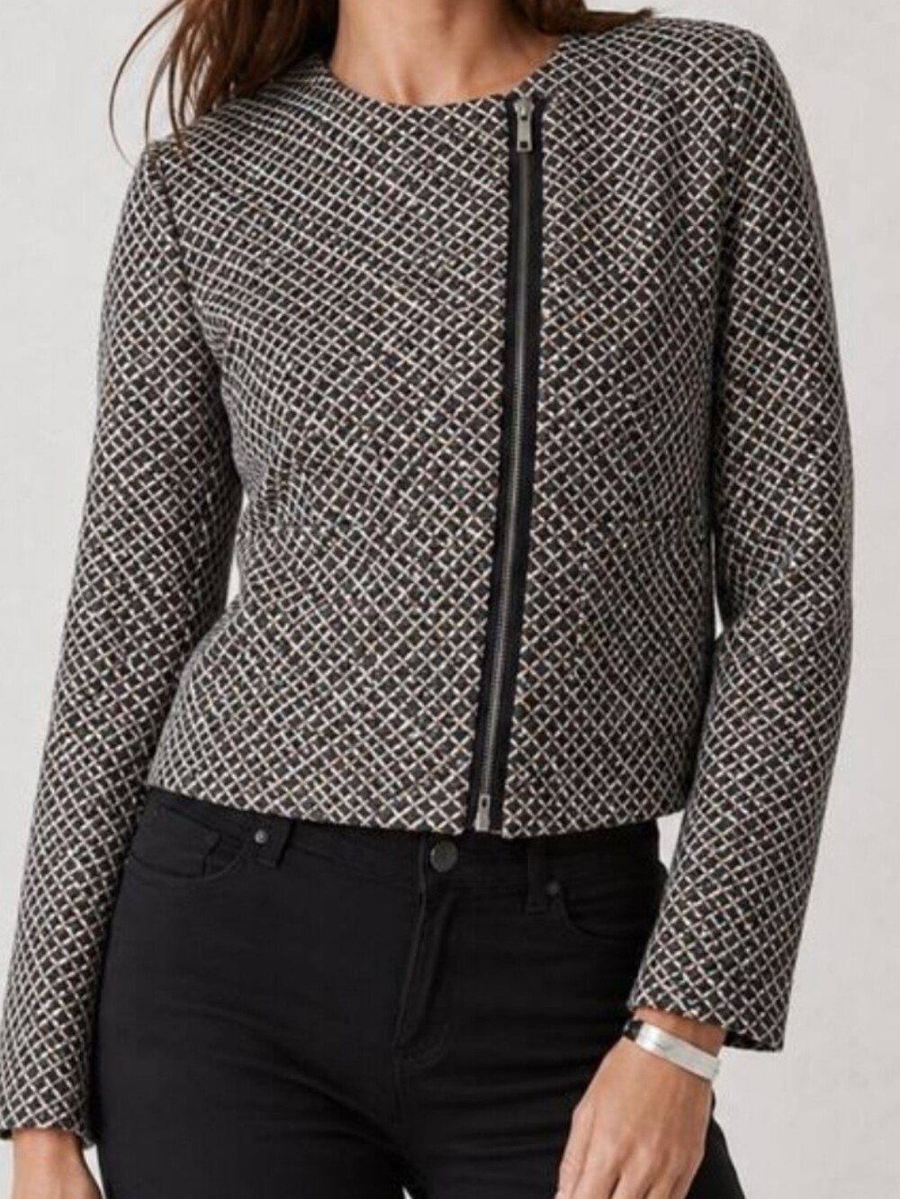 Cabi Cliffside Graphic Zip Blazer Jacket 5099